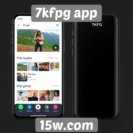 Interface do 7kfpg app é amigável e intuitiva